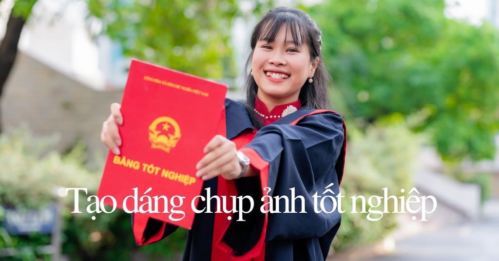 Cách tạo dáng chụp ảnh tốt nghiệp áo cử nhân nam nữ đẹp nhất