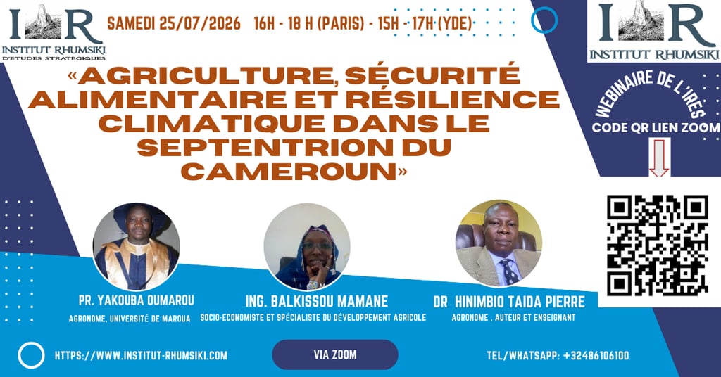 Webinaire IRES | Agriculture, sécurité alimentaire et résilience climatique dans le Septentrion du