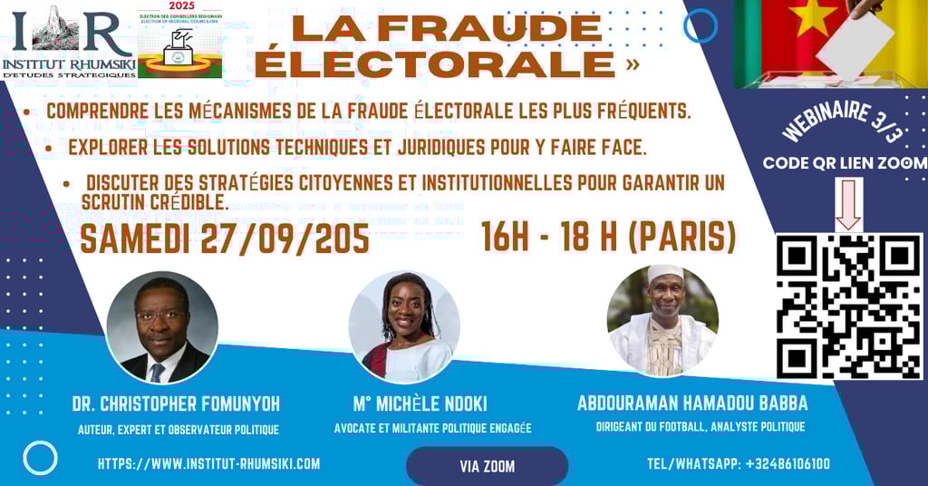 Élections 2025 au Cameroun : Comprendre, prévenir et combattre la fraude électorale