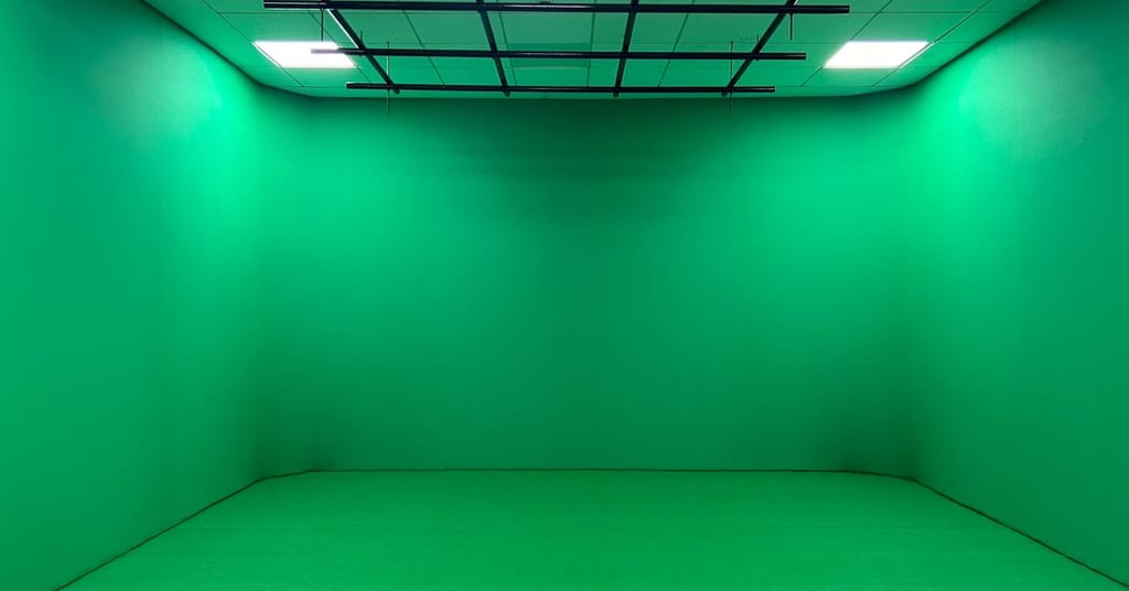 chroma green mat studio