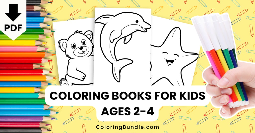coloring books for kids ages 2-4