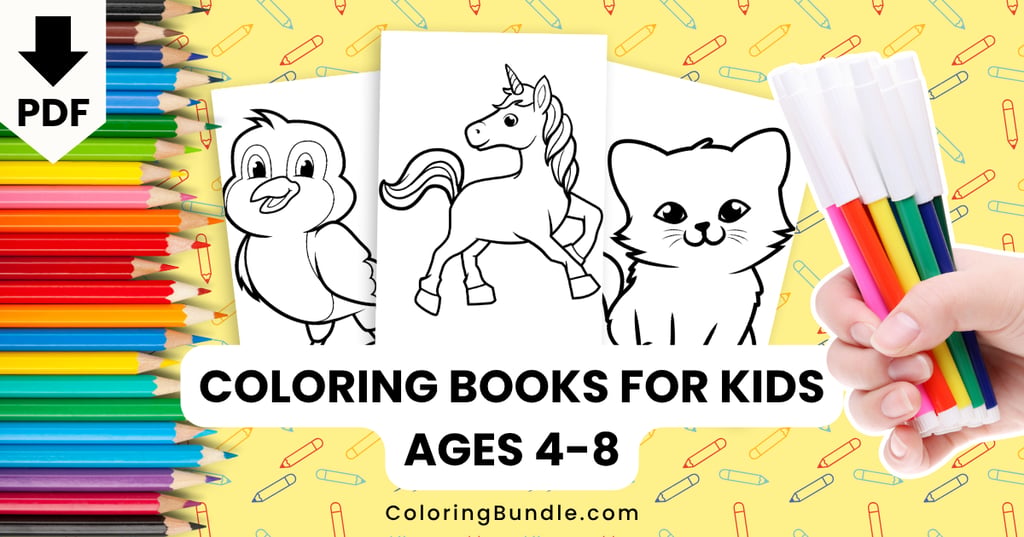coloring books for kids ages 4-8