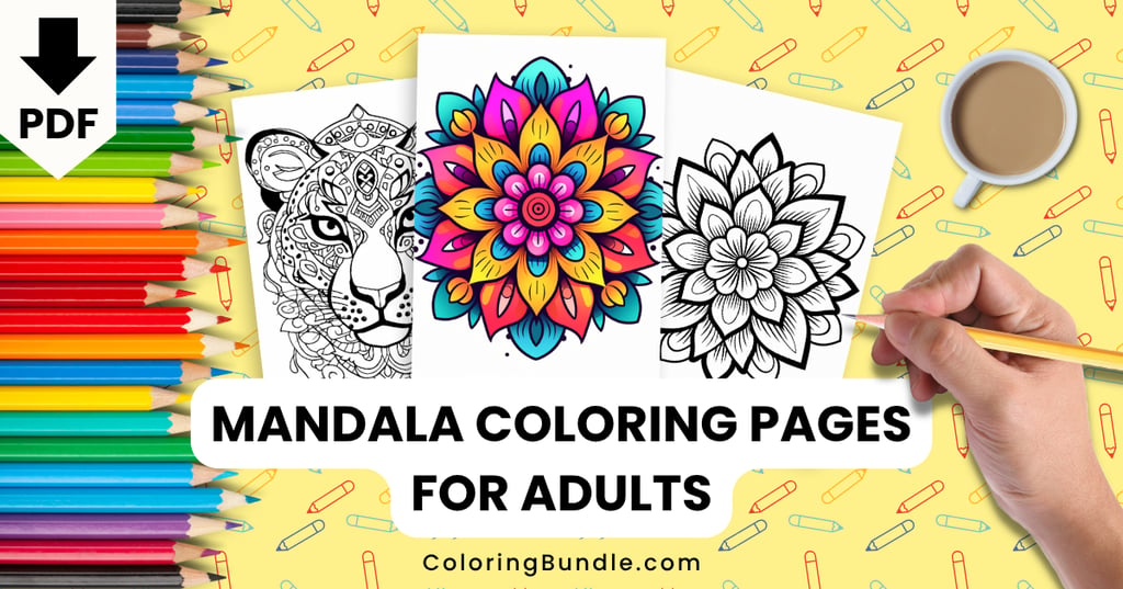 mandala coloring pages for adults