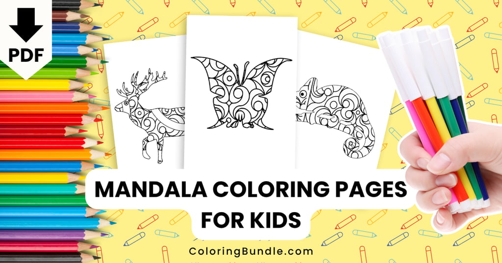 mandala coloring pages for kids
