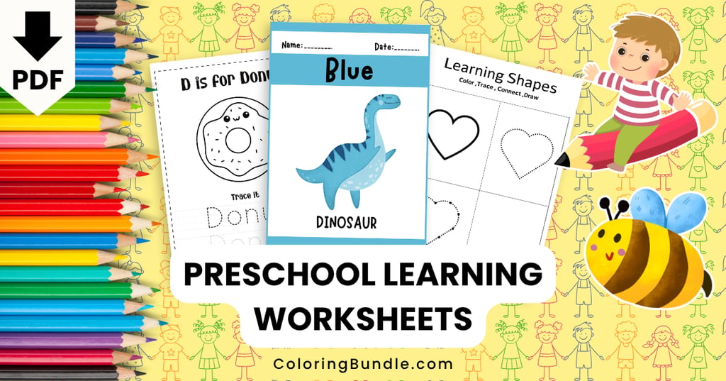 preschool learning worksheets