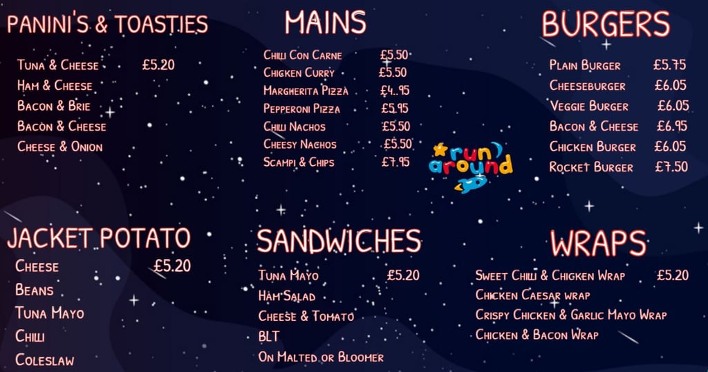 main menu