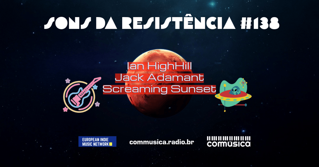 a space station with a red planet in the background