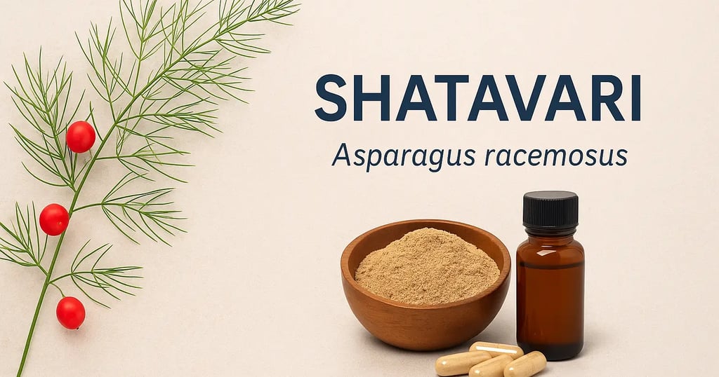 Shatavari plant and herbal supplements for women's health and immunity