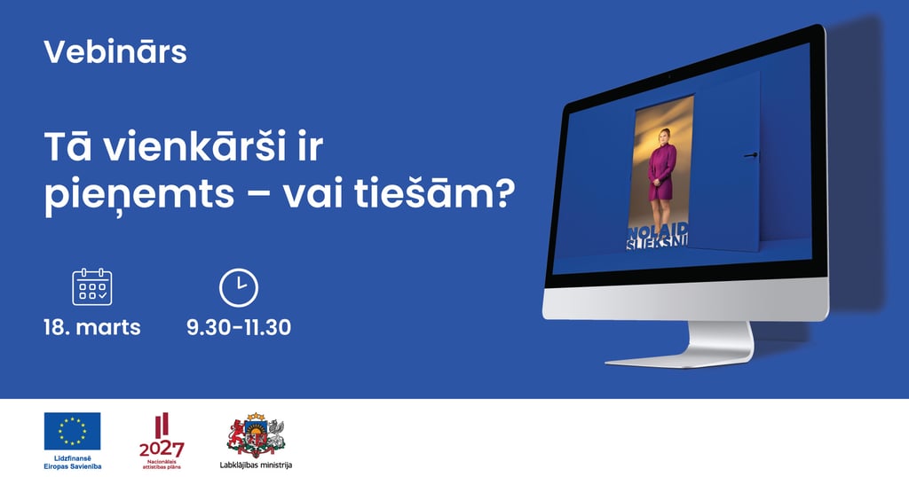 Attēlots uzaicinājums. Apraksts zemāk tekstā.