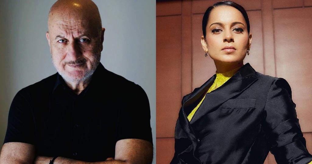 Anupam Kher and Kangana Ranaut