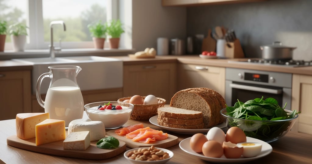 La vitamina D y el calcio son esenciales para la mineralización ósea y muscoloesquelética