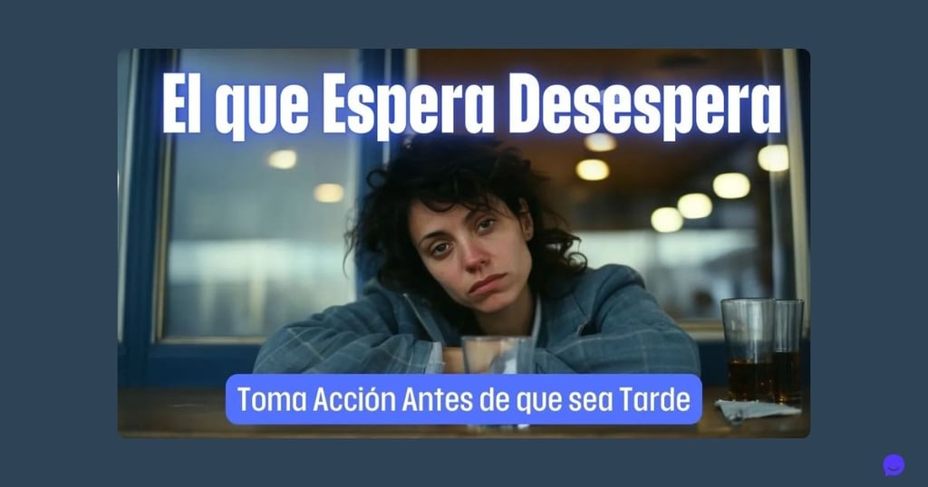 El que Espera Desespera: Toma Acción Antes de que sea Tarde