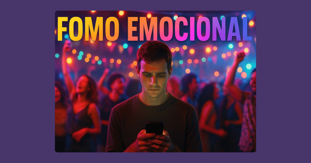 FOMO Emocional: el Vacío de Querer Vivirlo Todo y No Sentir Nada