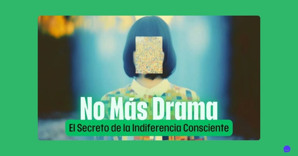 No Más Drama: El Secreto de la Indiferencia Consciente