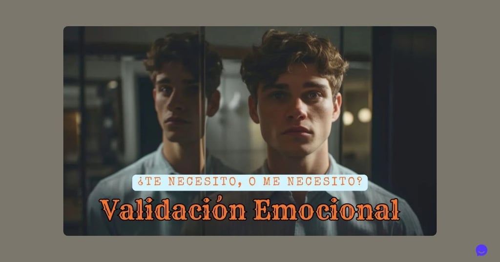 Validación Emocional: Te Necesito, o Me Necesito?