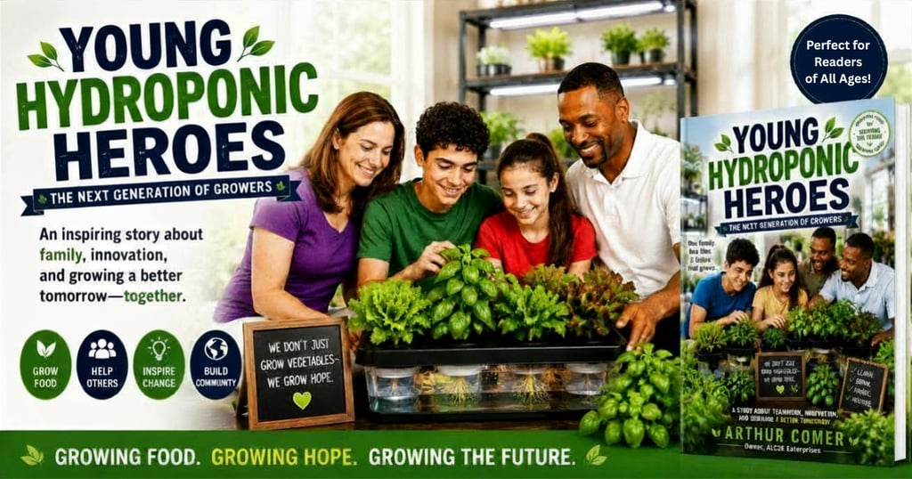 Young Hydroponic Hereos Book Cover Image