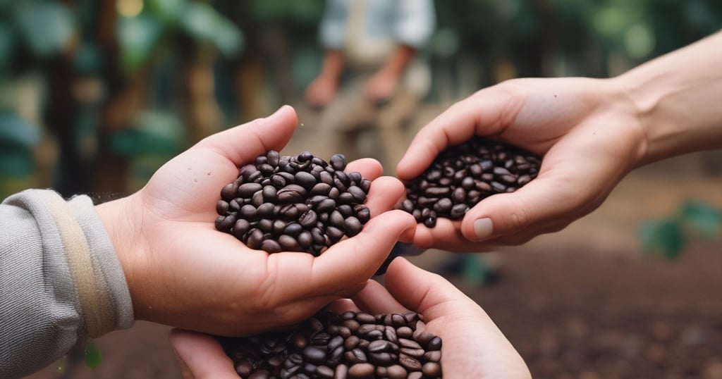 a cup of coffee on a saucer next to flowers