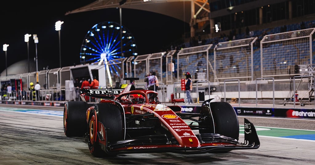 Charlesas Leclercas Ferrari Formulė-1