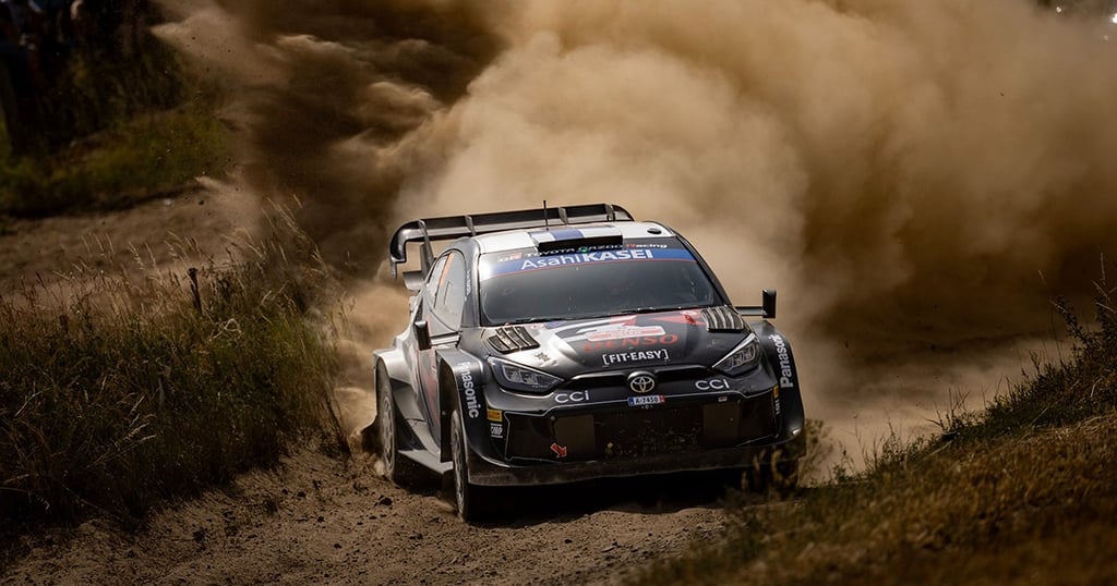 Kalle Rovanpera Toyota WRC ralis Latvija