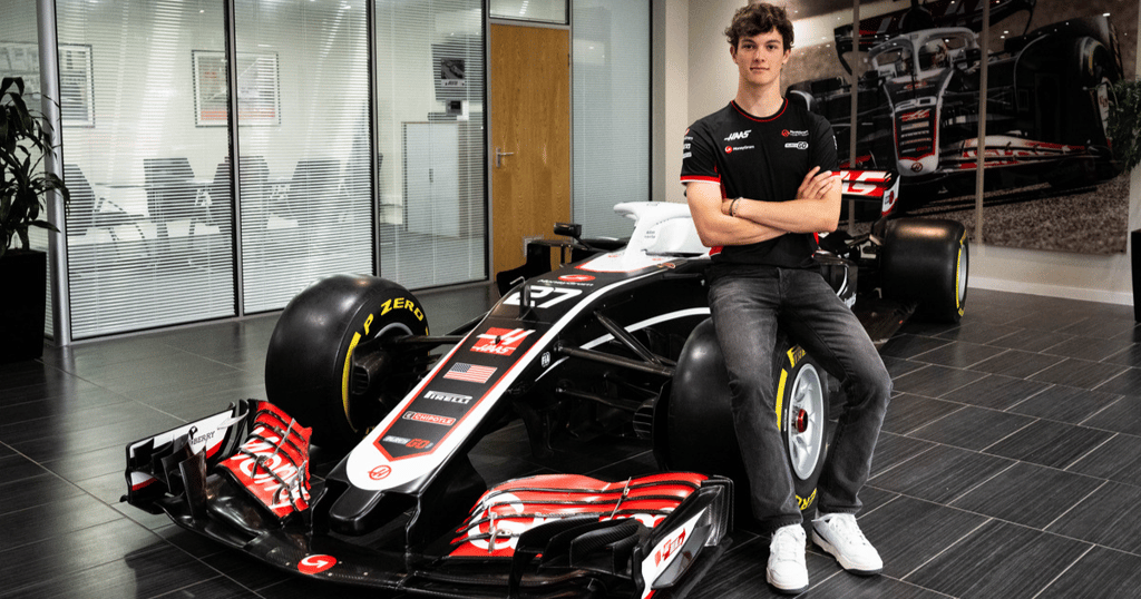 Oliveris Bearmanas Haas Formulė-1