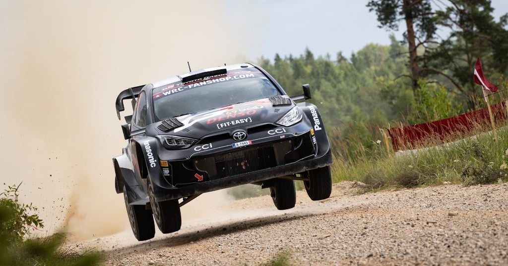 Kalle Rovanpera Toyota WRC Latvija