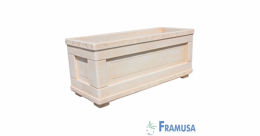 bac rectangulaire, jardinière