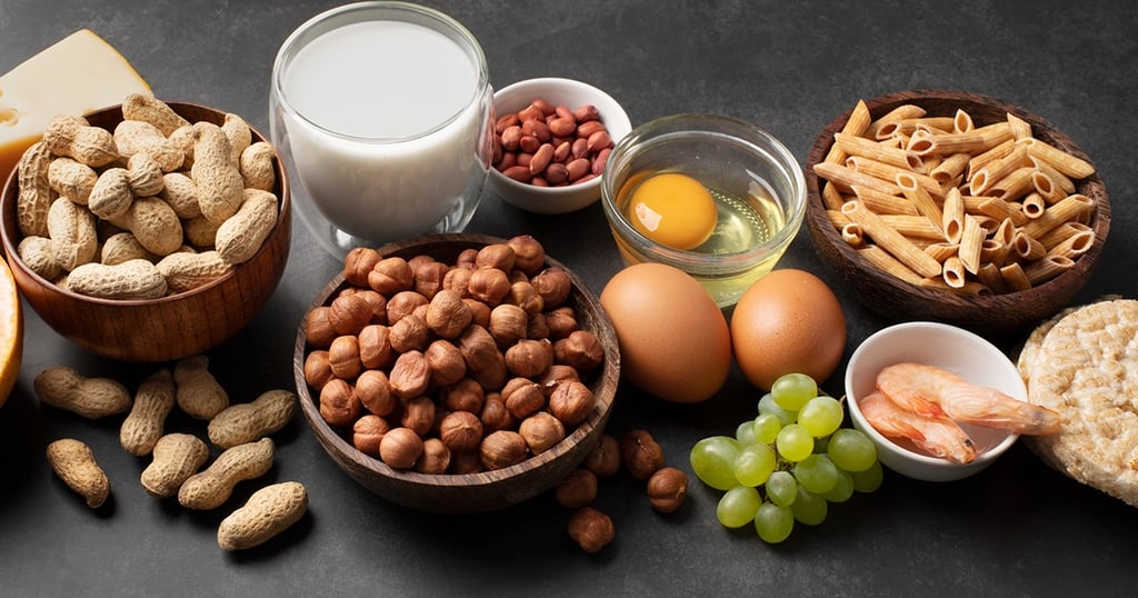 Algunos de los alimentos que provocan alergias alimentarias