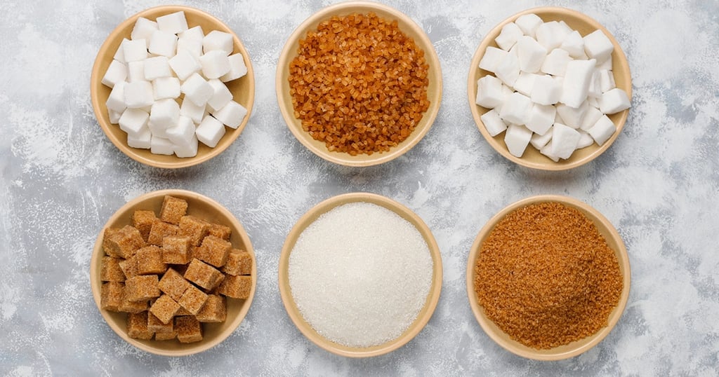Diferentes tipos de azúcares y edulcorantes, los edulcorantes pueden causar deterioro cognitivo