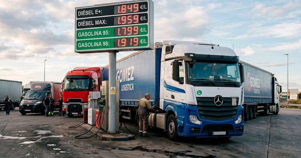  Costes de combustible afectan logística y empresas en economía real