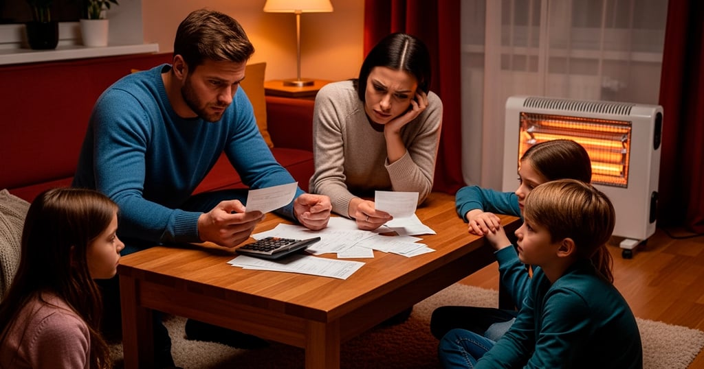 Deudas domésticas, por facturas ligadas a la calefacción, se incrementan en EE. UU., precio al alzas