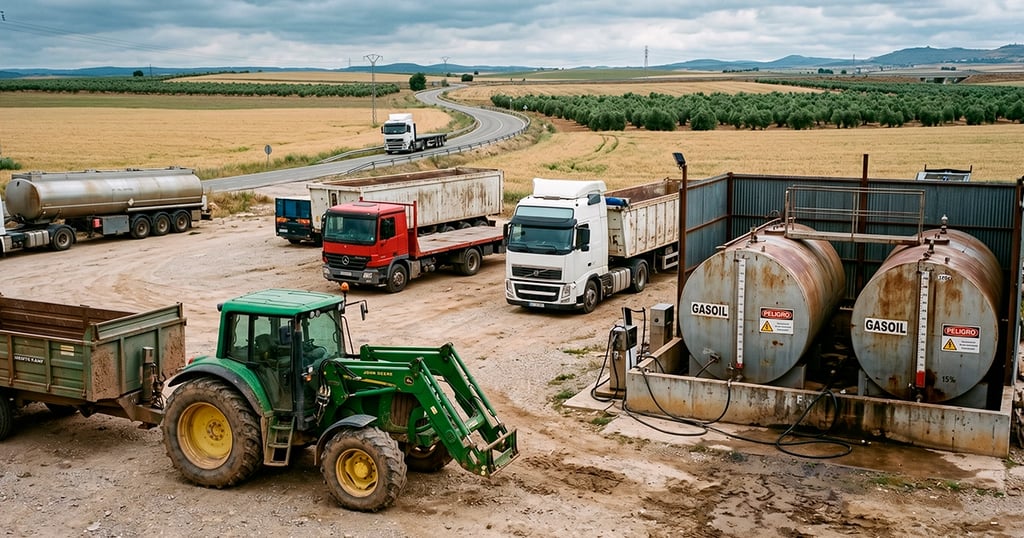 Impacto del diésel en logística, alimentos y economía global