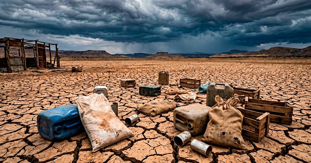 Escasez de alimentos y sequía como señales de crisis humanitaria global