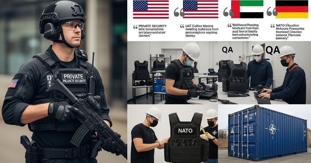 Zestlet tactical gear in use by global clients including private security in the USA, government for