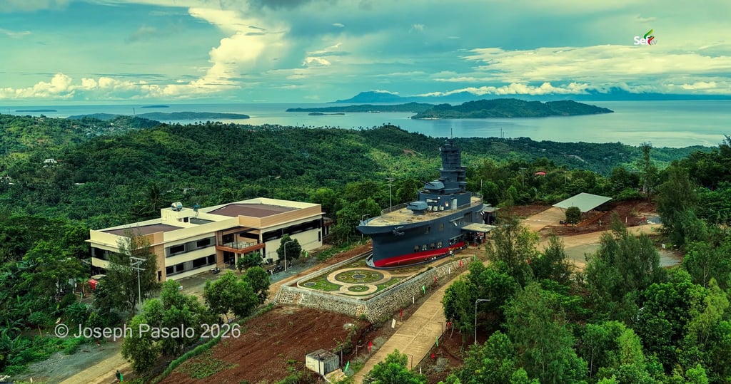 IJN Yamashiro-inspired building