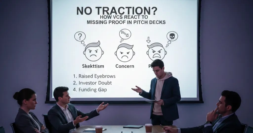 No Traction? How VCs React to Missing Proof in Pitch Decks