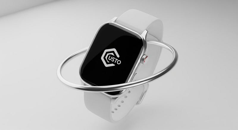 3D rendered product mockup with custom logo.