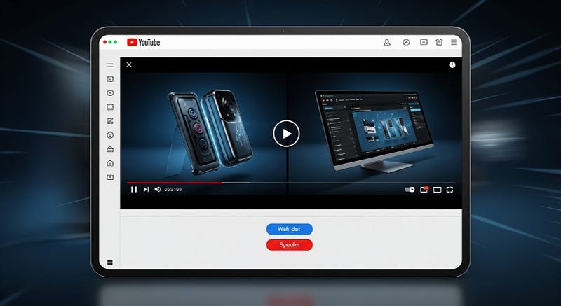 Professional YouTube commercial or SaaS demo video.