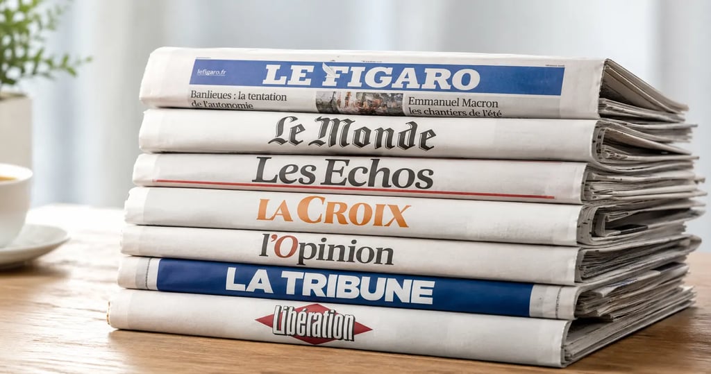 Pile de quotidiens nationaux français acceptés comme sources Wikipédia fiables