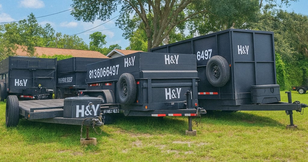 Dumpster and Flatbed Trailer Rental Tampa