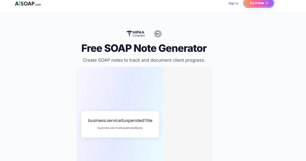 Freed AI homepage dashboard showing AI medical scribe and healthcare documentation workflow.