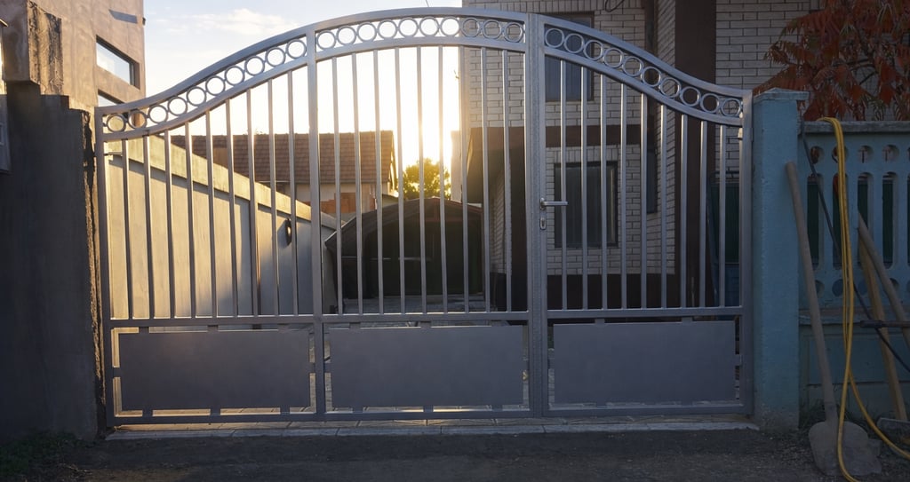 metalna kapija po meri – savremeni dizajn i čvrsta čelična konstrukcija