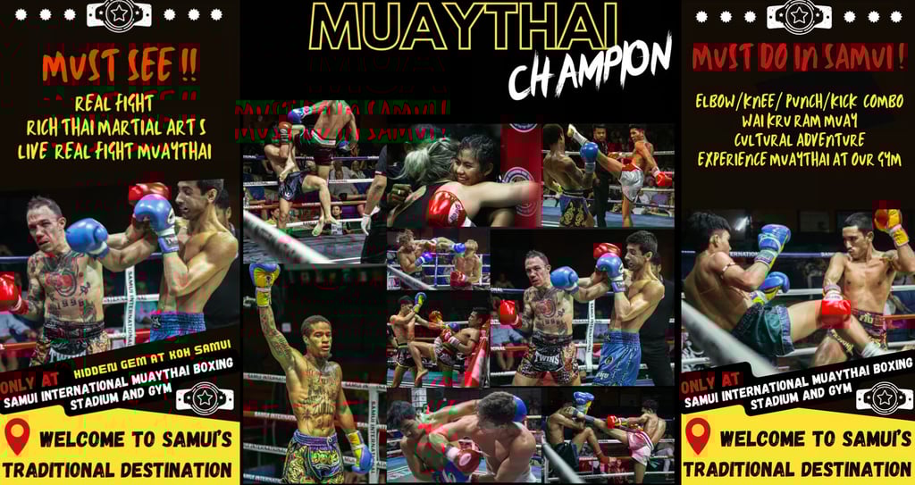 Championship on Muaythai events to choose the best fits on your budget and experience