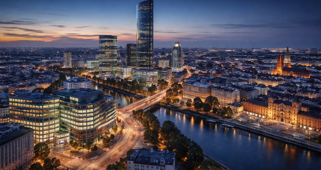 Современный бизнес центр Вроцлава