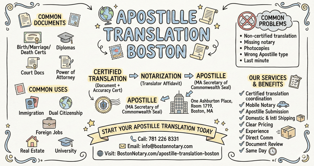 Certified Translation & Apostille Service
