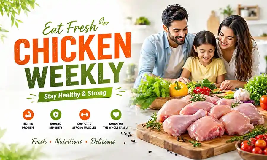 Health benefits of fresh chicken
