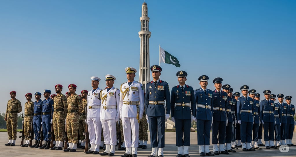 a group of military men and women in uniform
