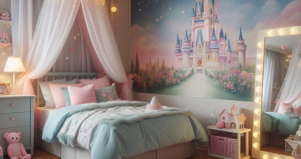 QUARTO DE MENINA TEMA PRINCESA