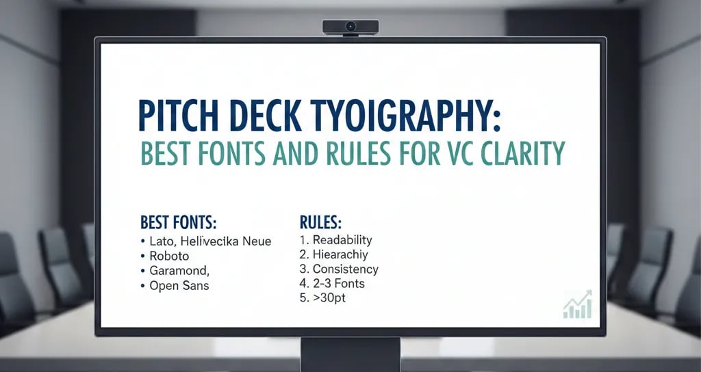 Pitch Deck Typography: Best Fonts and Rules for VC Clarity