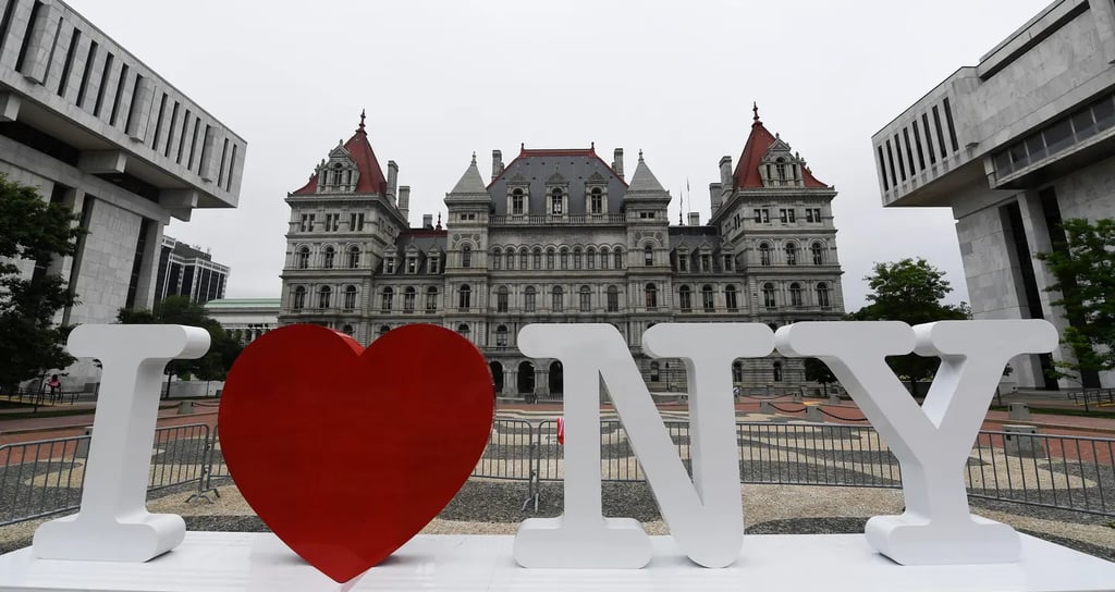 I Love New York Logo Glaser City view FEVR Motion Graphics Services New York