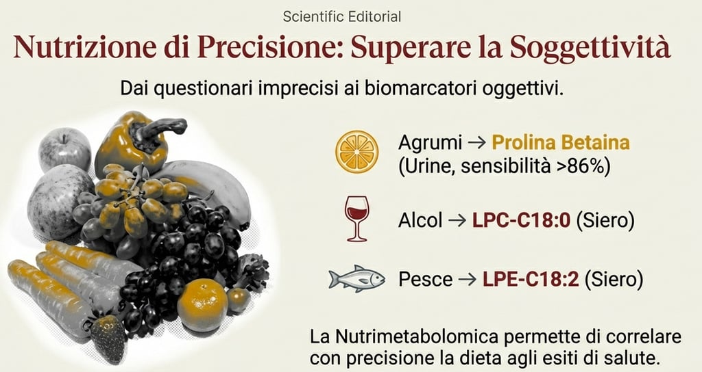 Nutrizione di precisione con la Metabolomica
